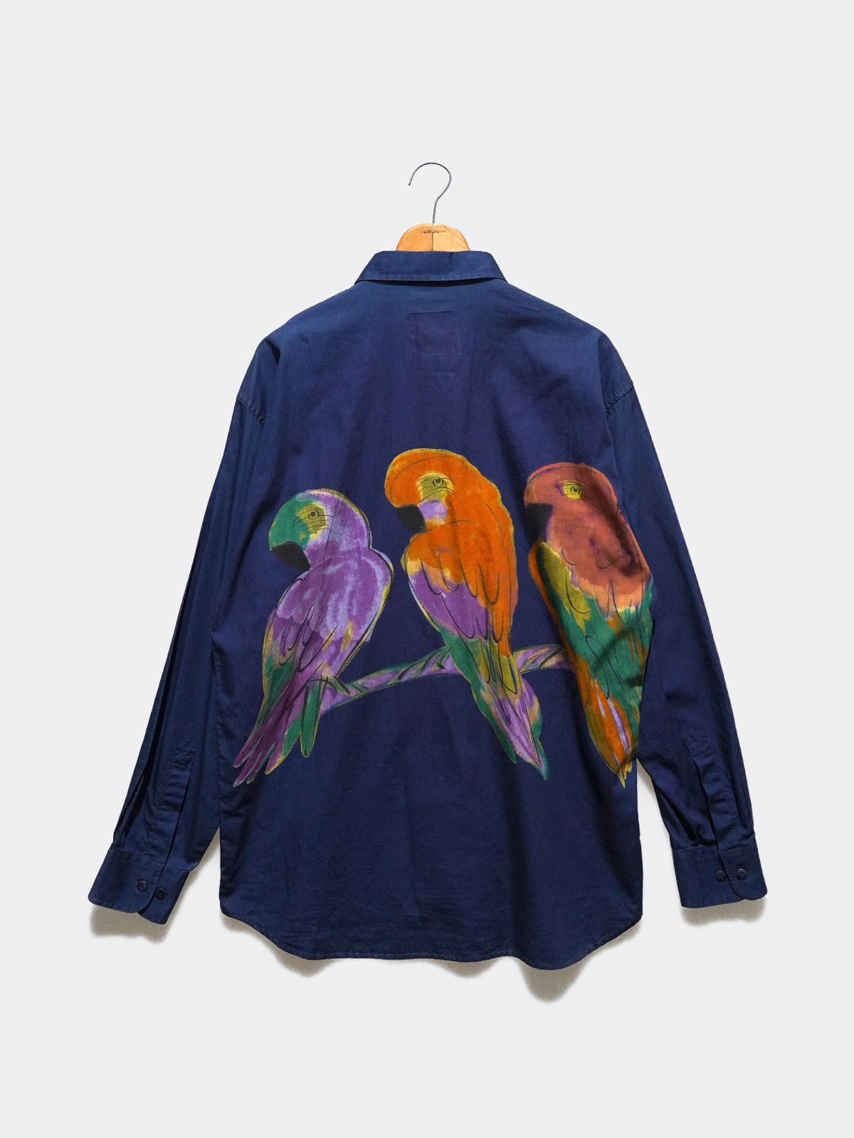 bird pattern shirt