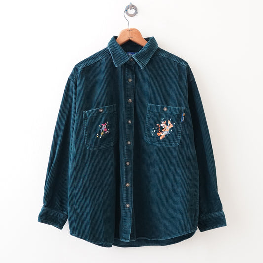 Pooh corduroy long shirt