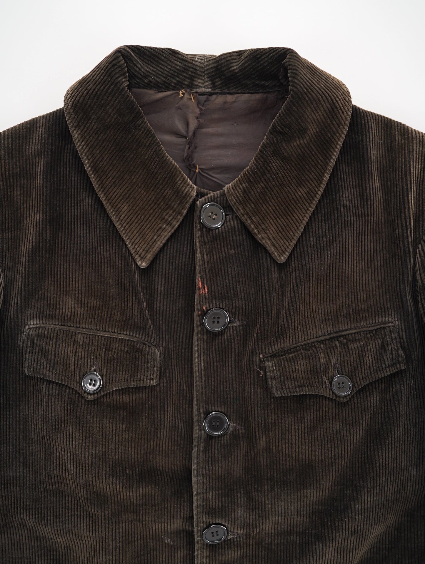 40s-50s French corduroy hunting jacket