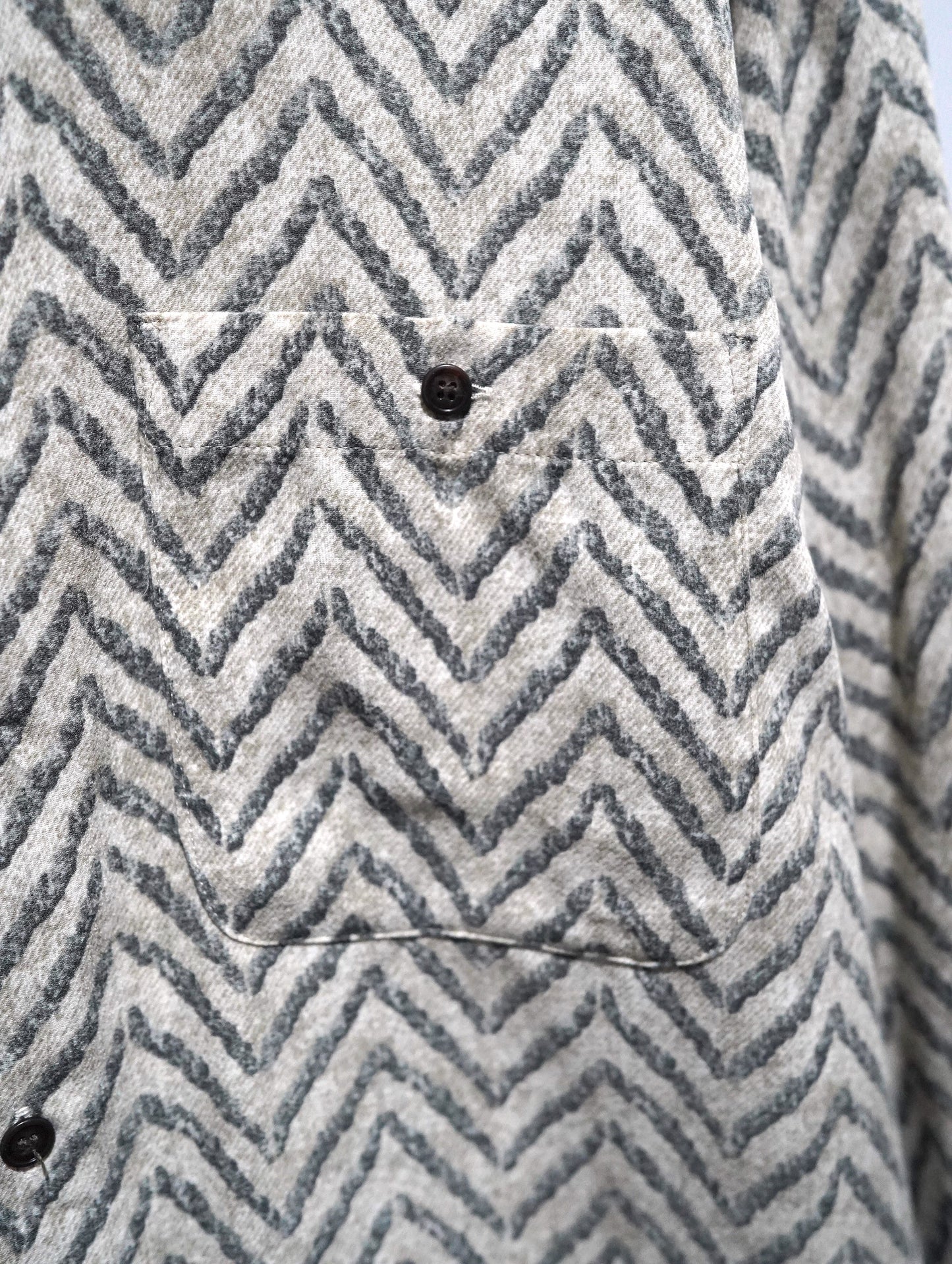 no collar pattern shirt