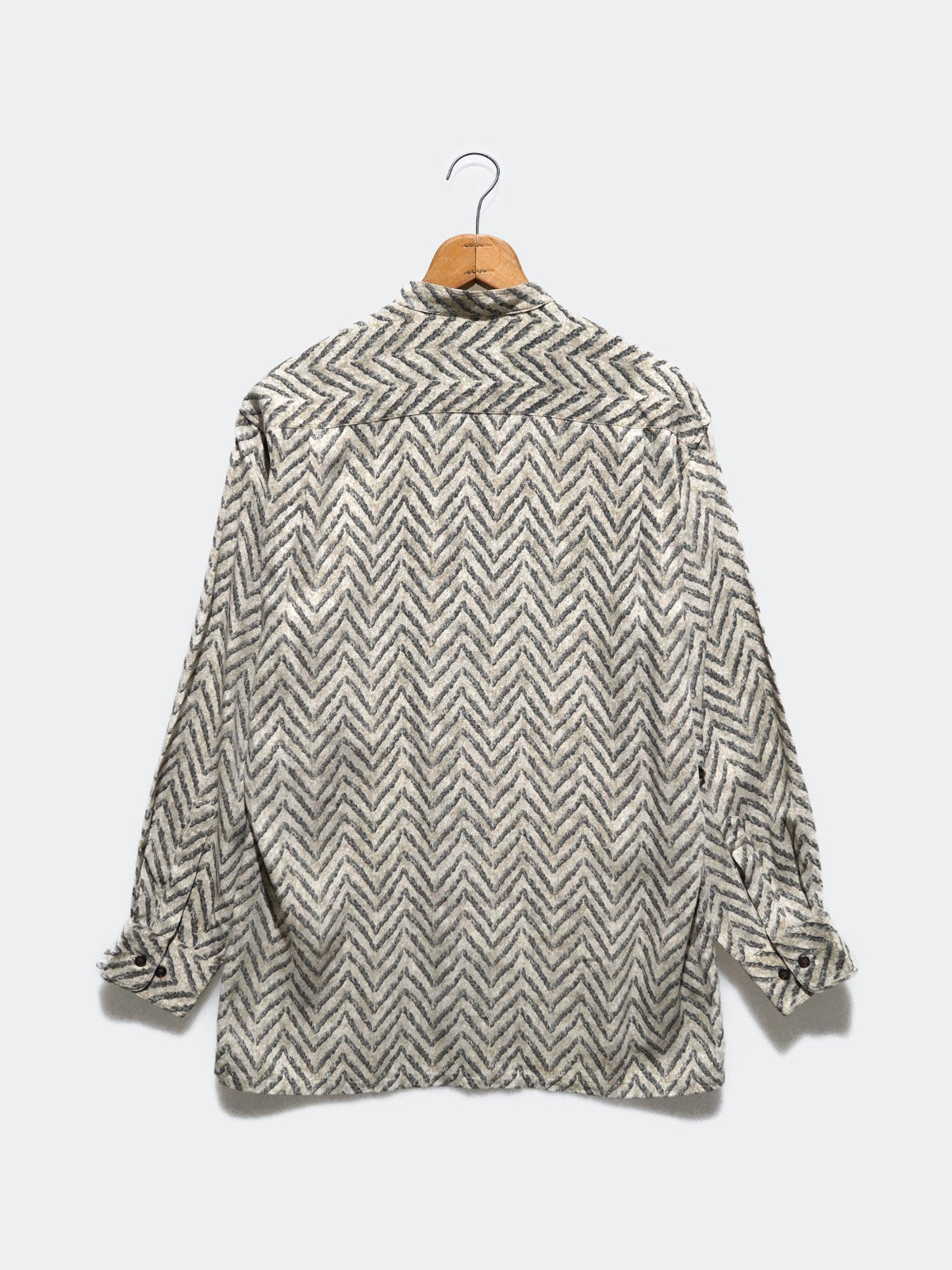 no collar pattern shirt