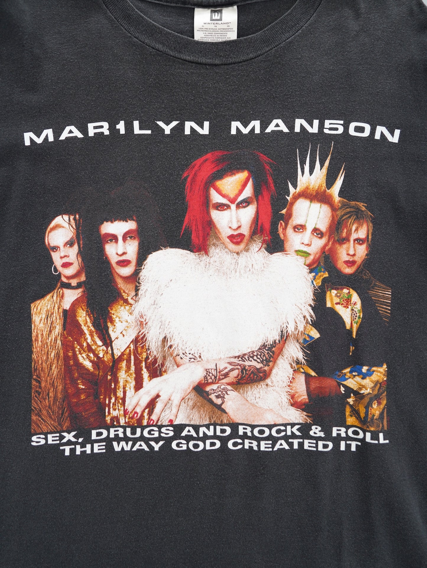 Marilyn Manson 1999 tour tee