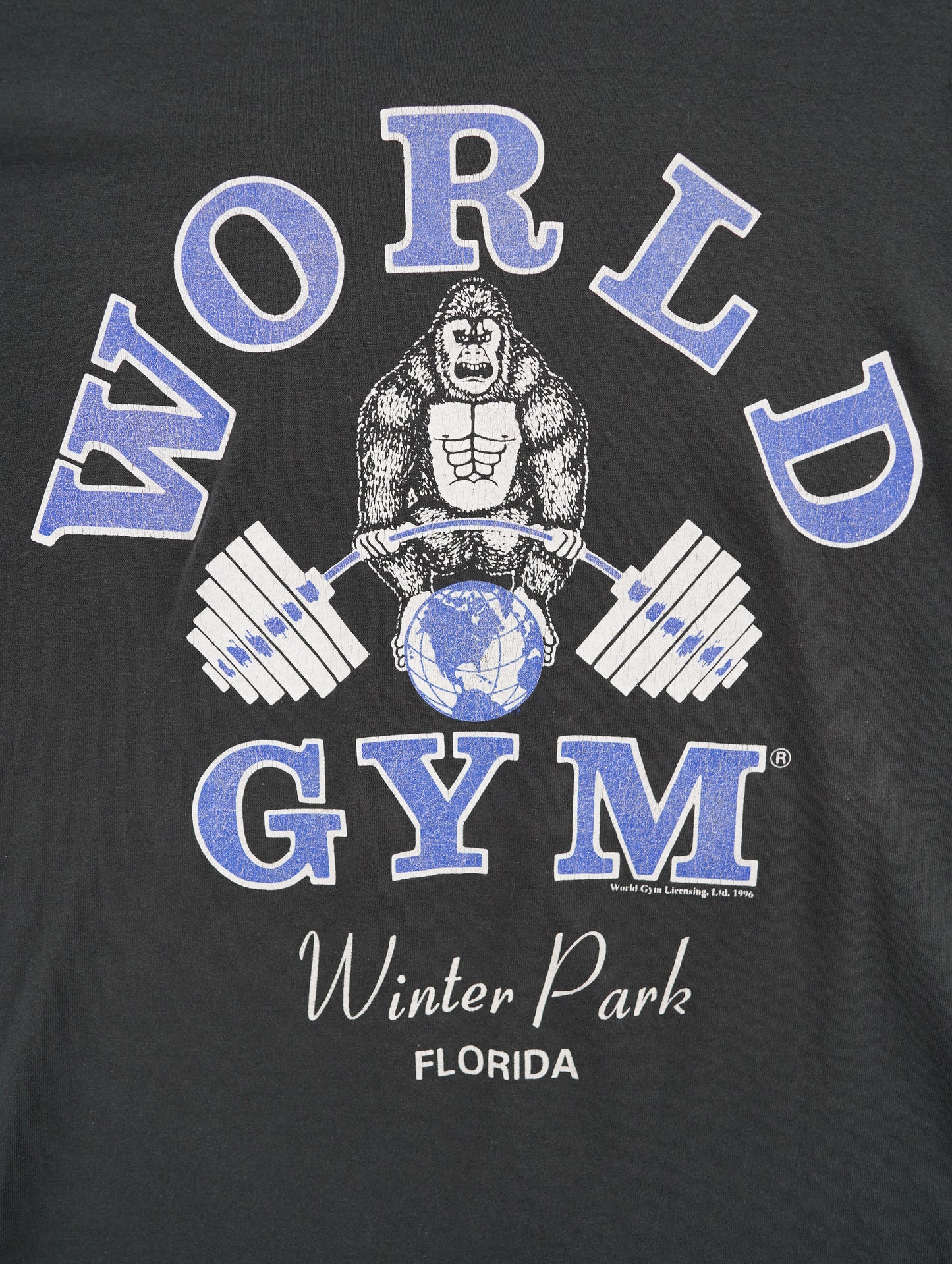 90s world gym tee