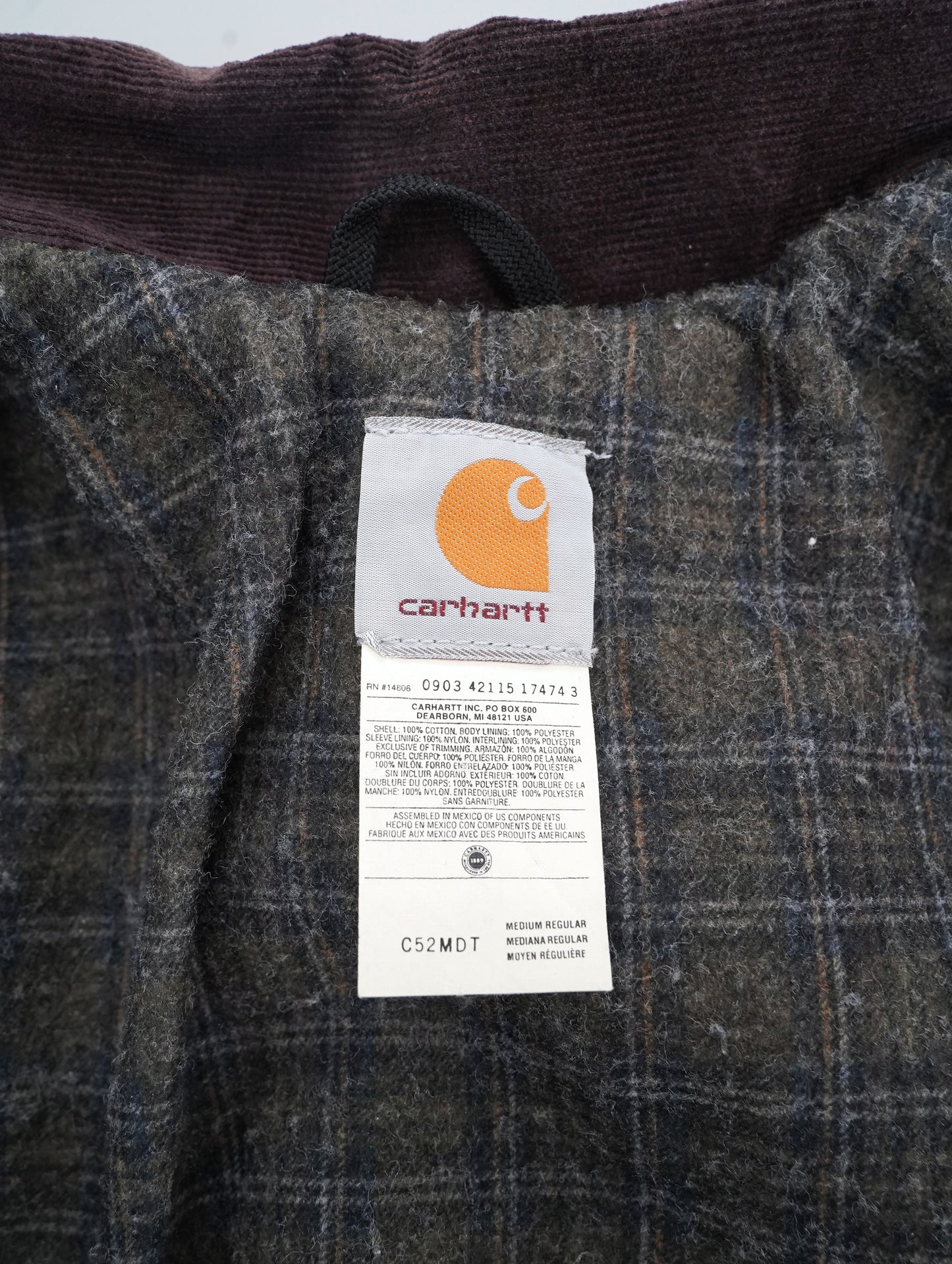 carhartt duck jacket