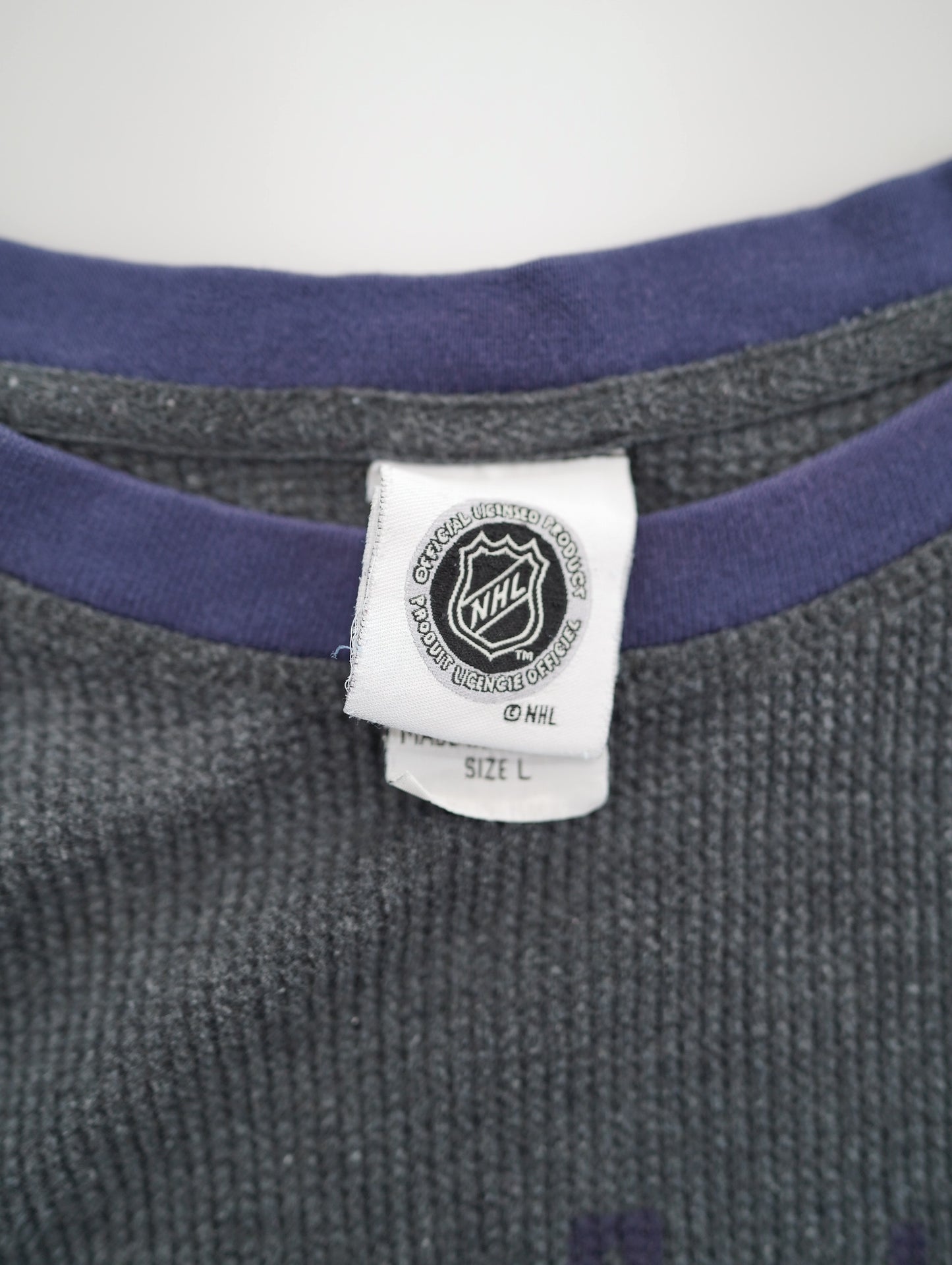 90s NHL tthermal long tee
