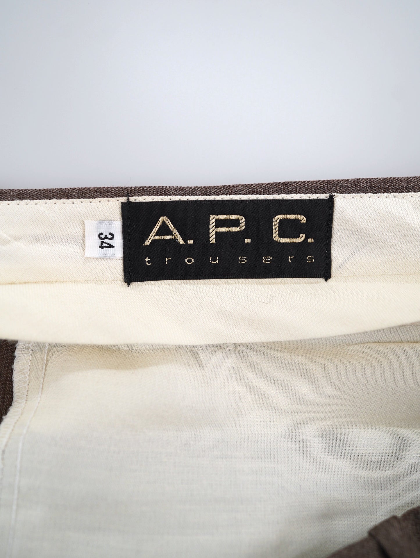 A.P.C. two tuck long pants