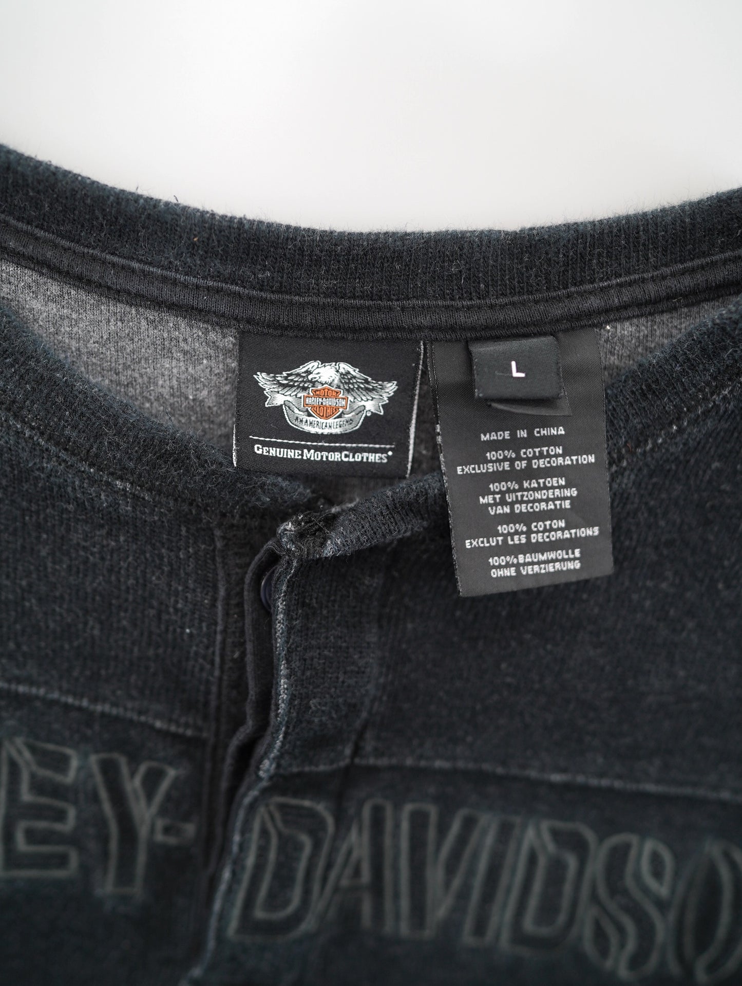 HARLEY DAVIDSON henry neck long tee