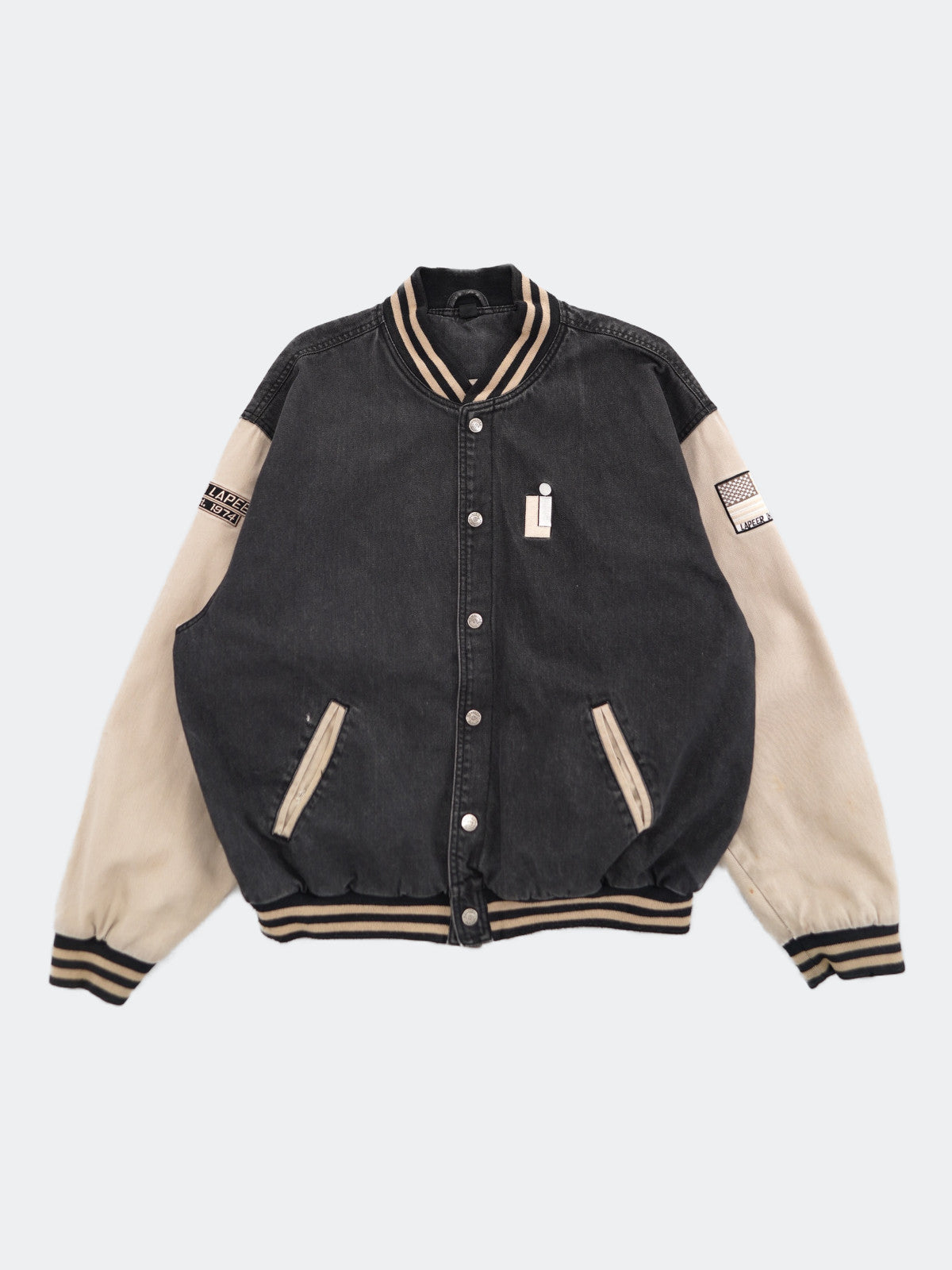 denim stadium jacket