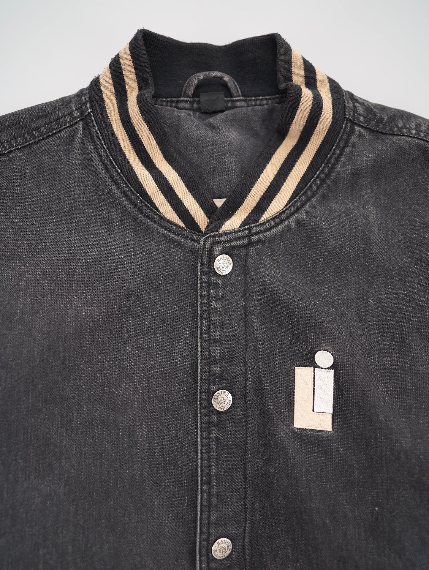 denim stadium jacket