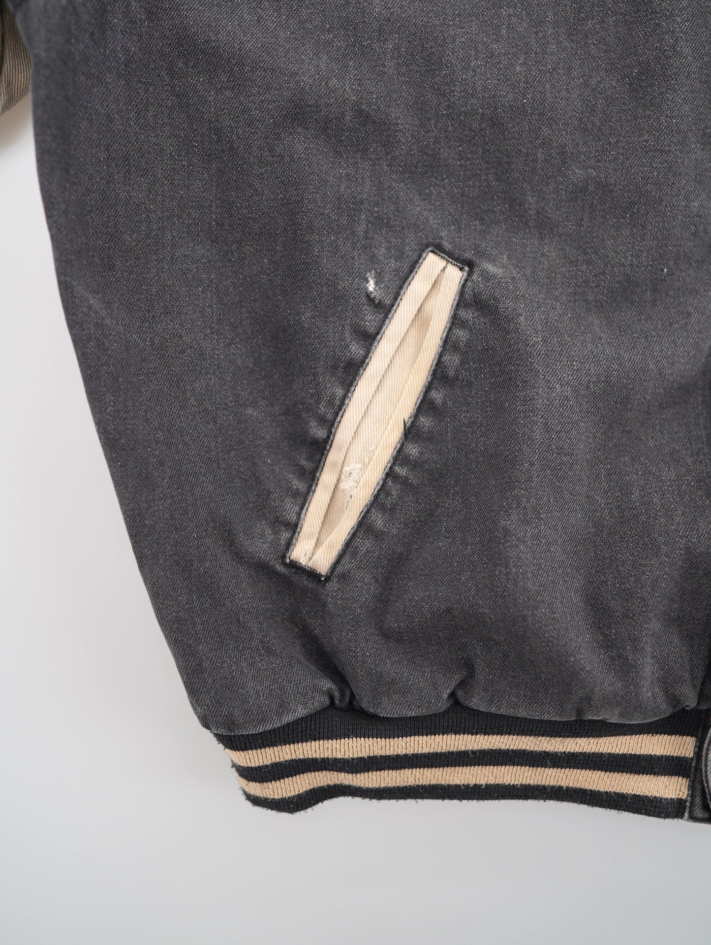 denim stadium jacket