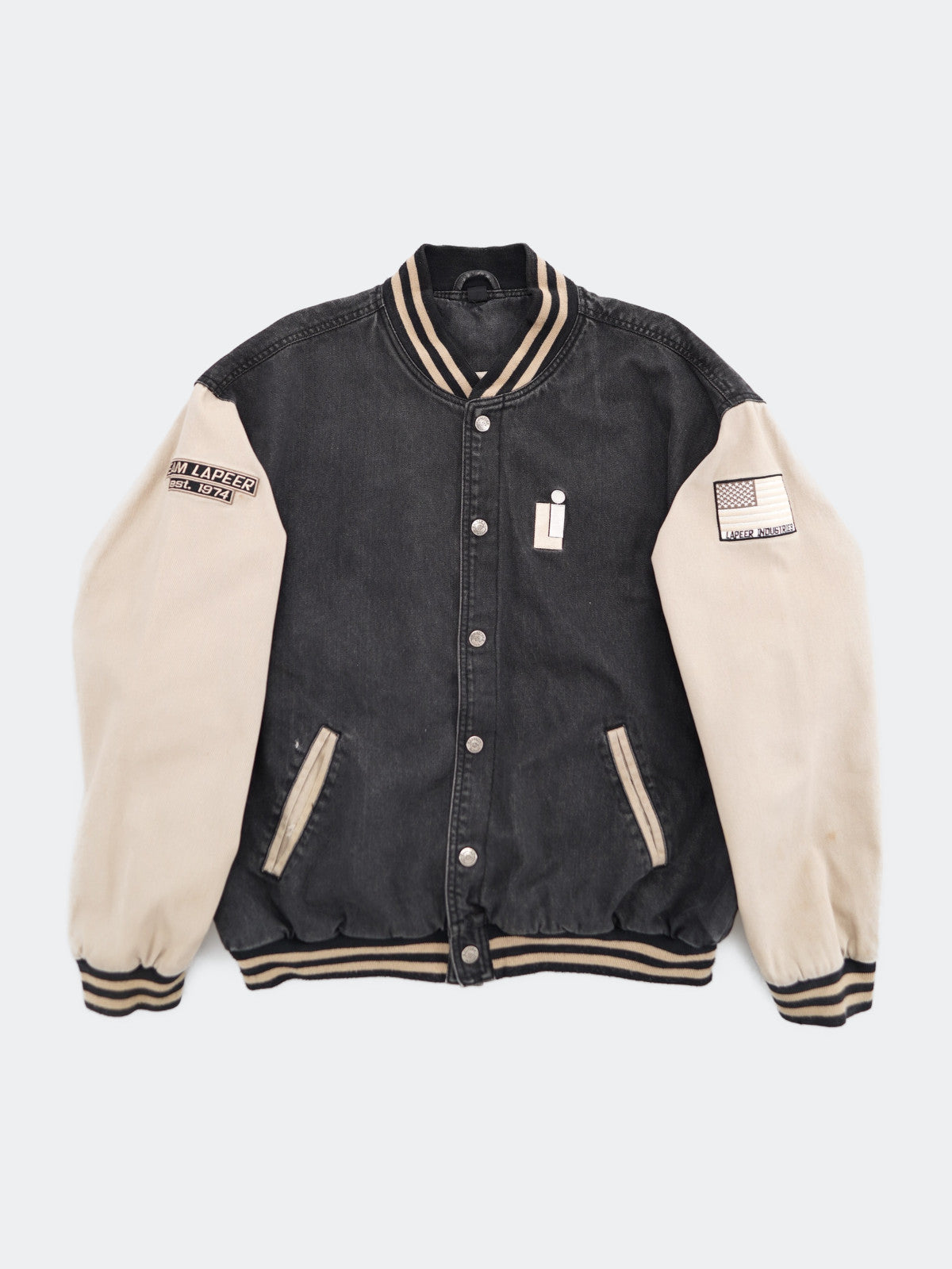 denim stadium jacket