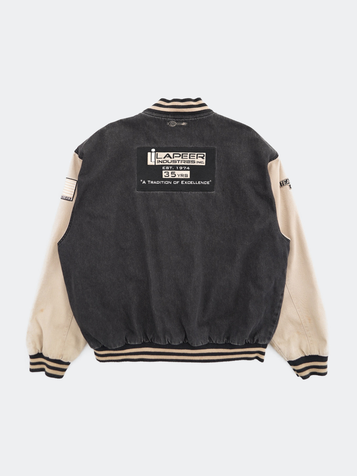 denim stadium jacket