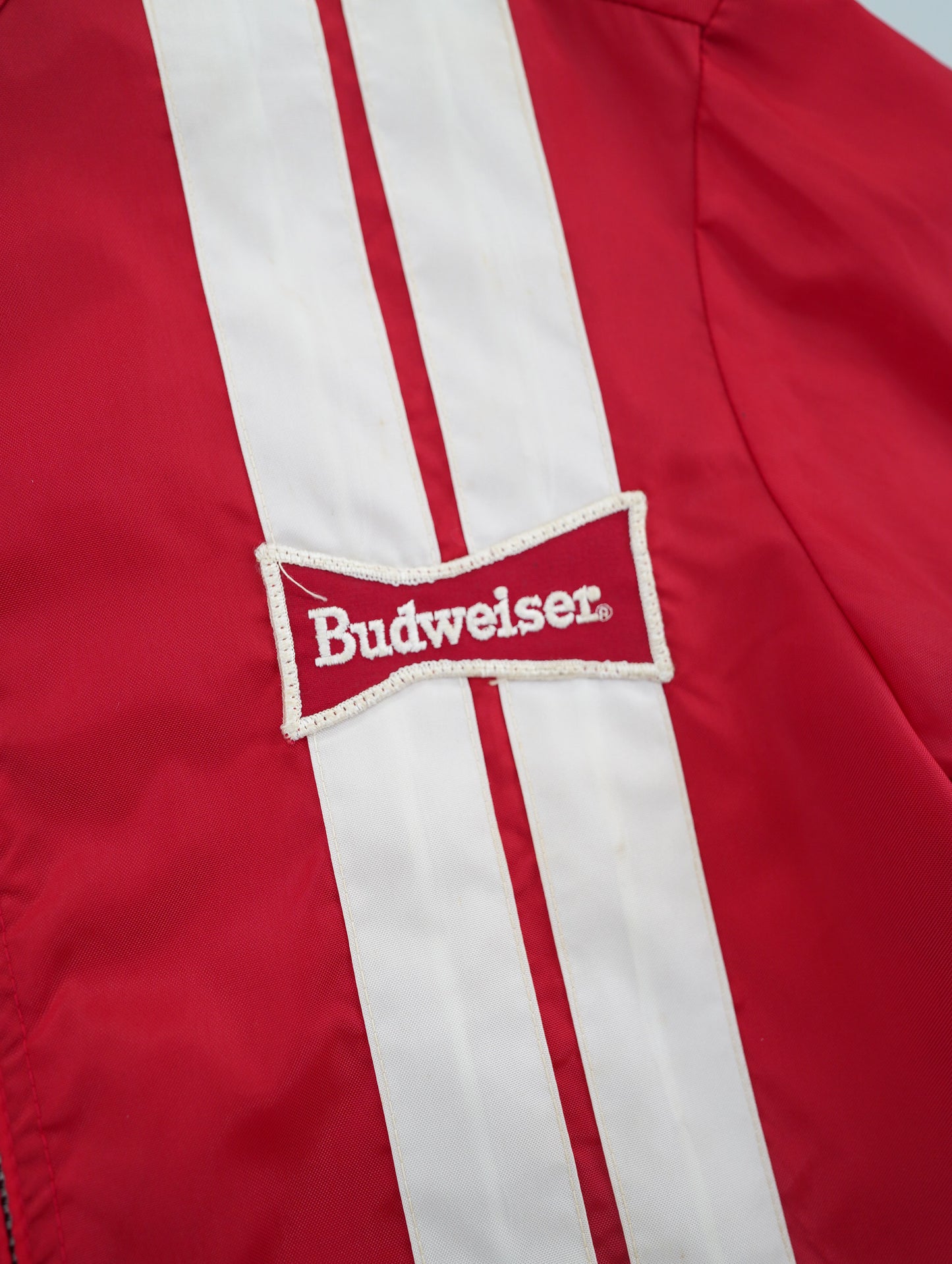 70s Budweiser racing nylon jacket