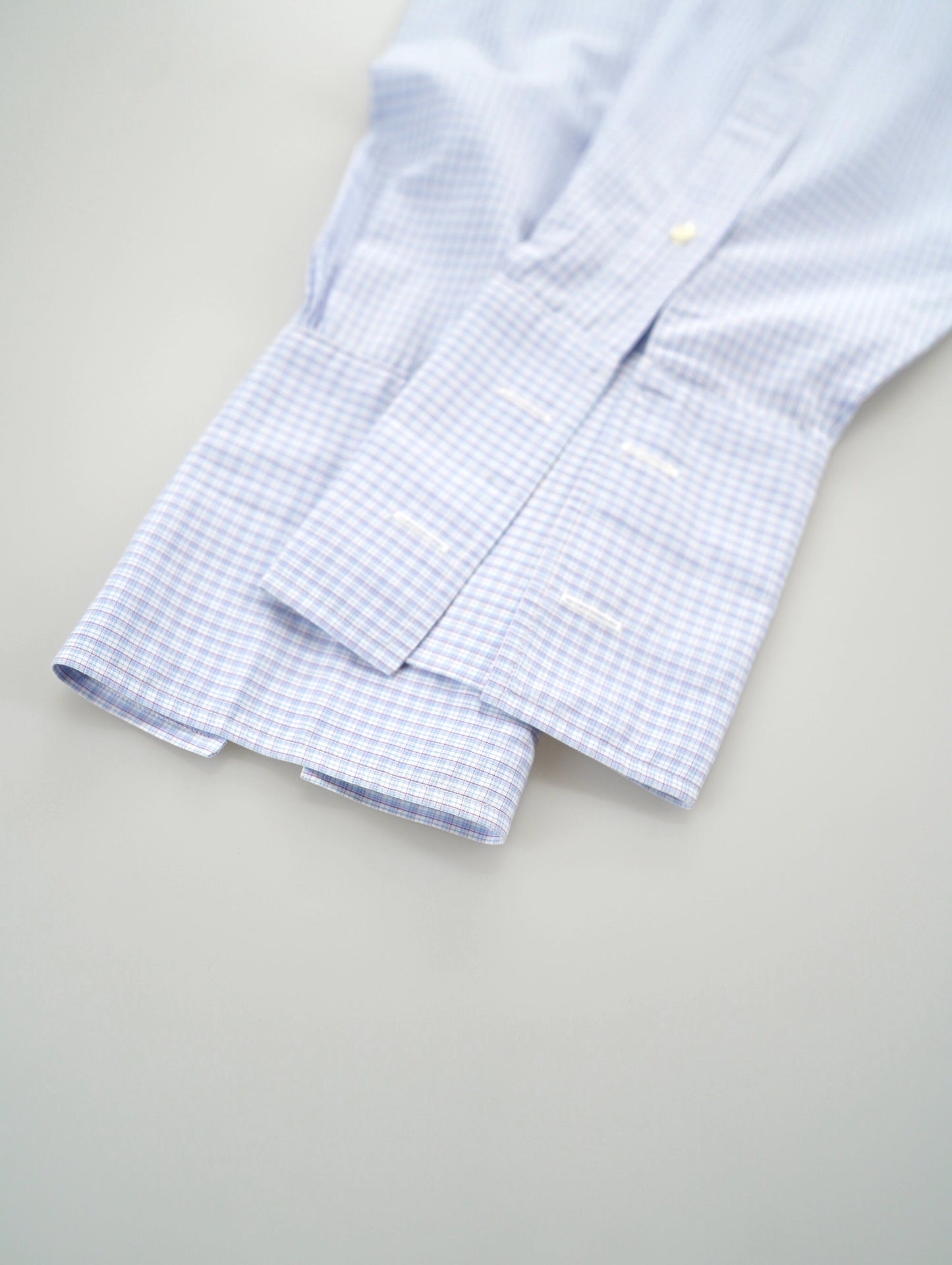 Brooks Brothers check Double cuffs shirt