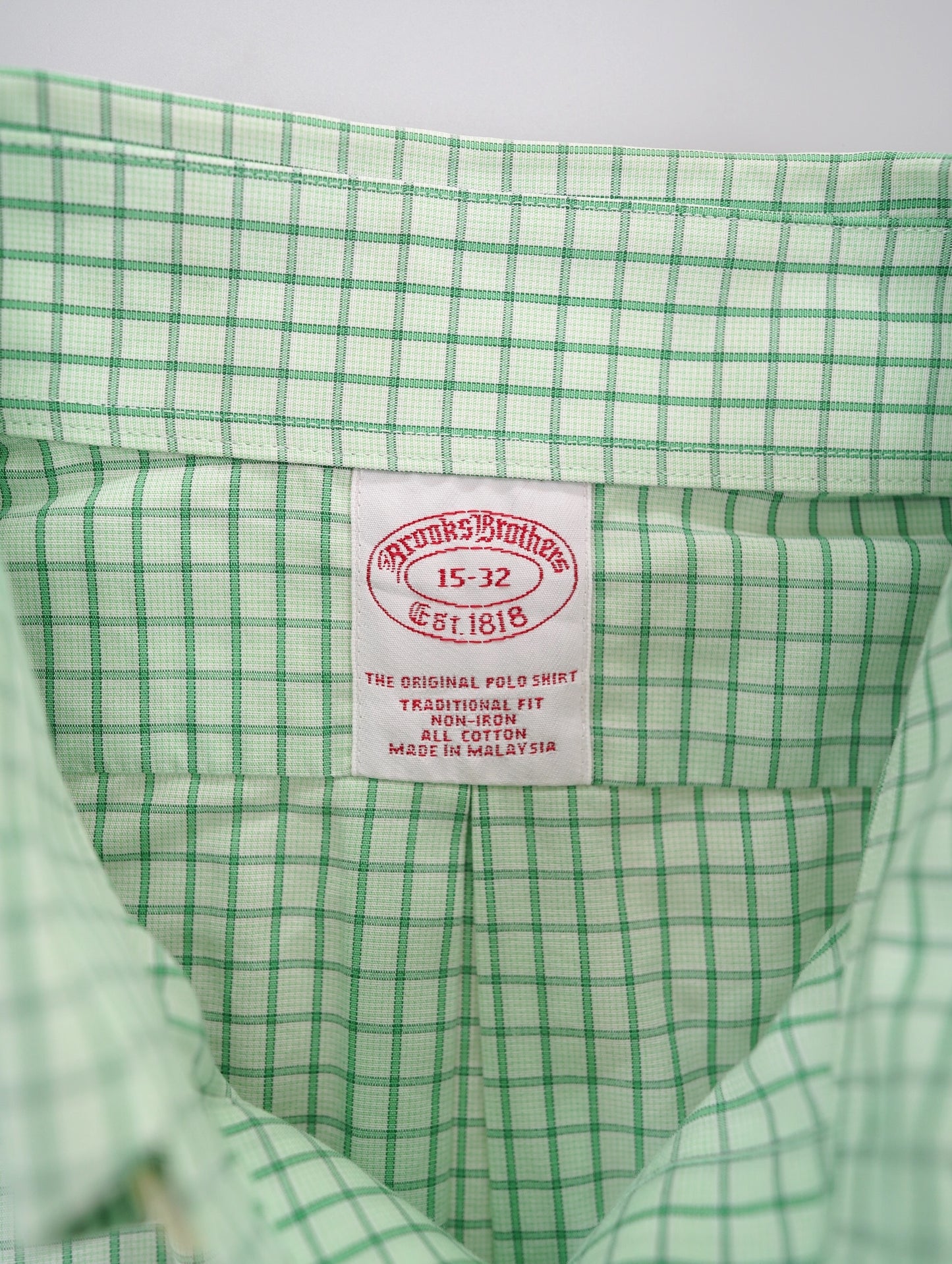 Brooks Brothers check shirt