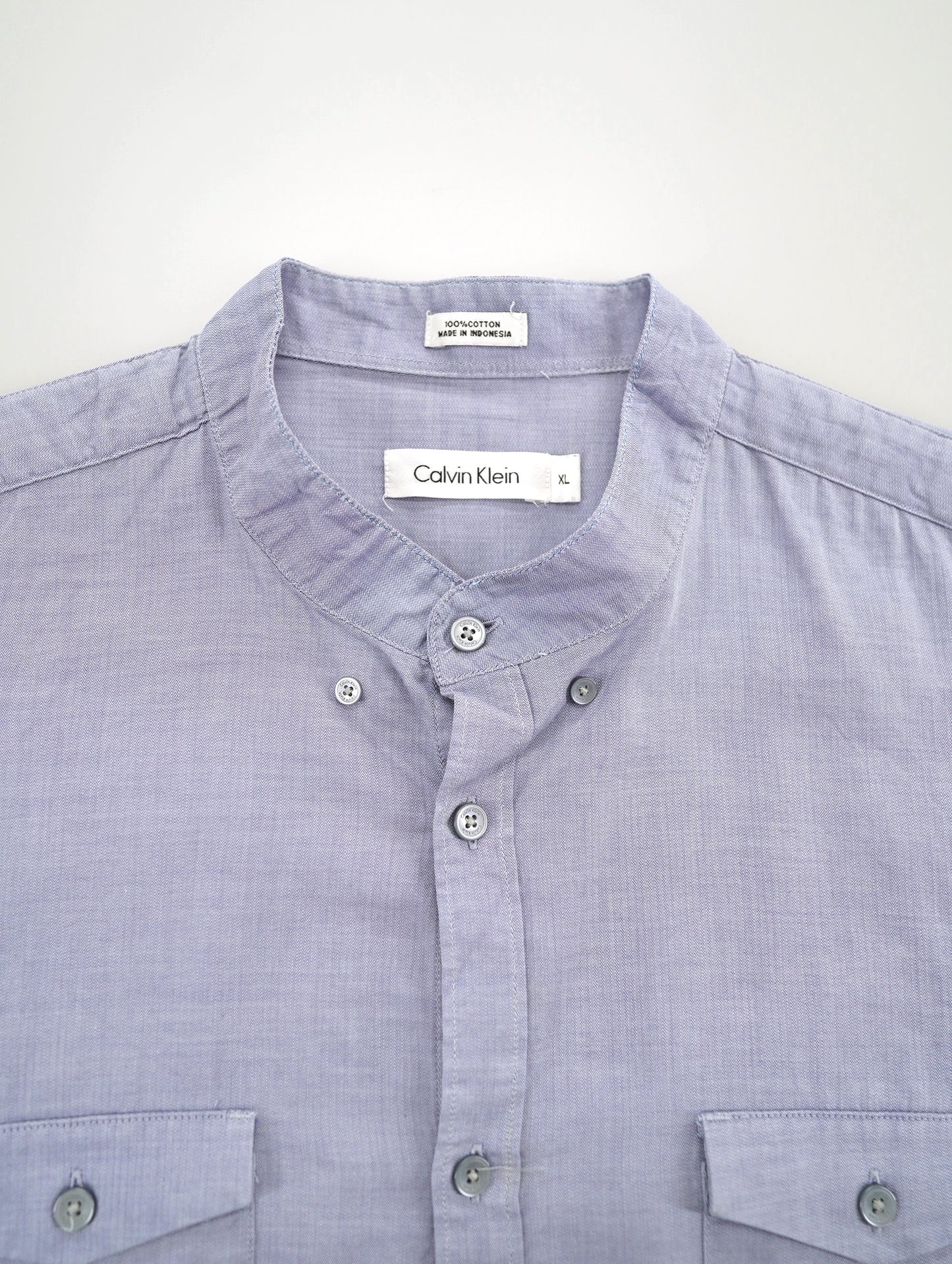 Calvin Klein no collar shirt