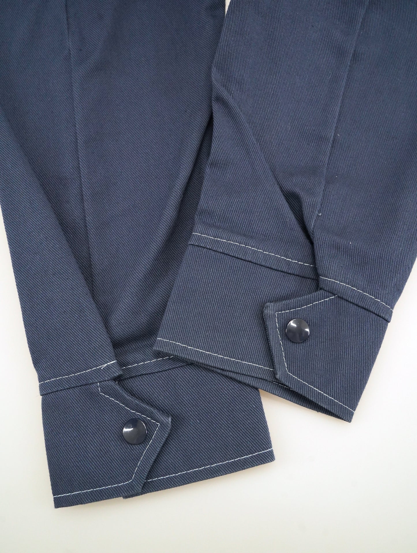 contrast stitch jacket