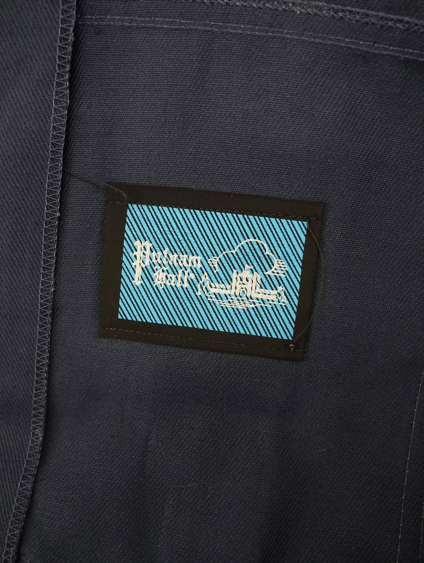 contrast stitch jacket