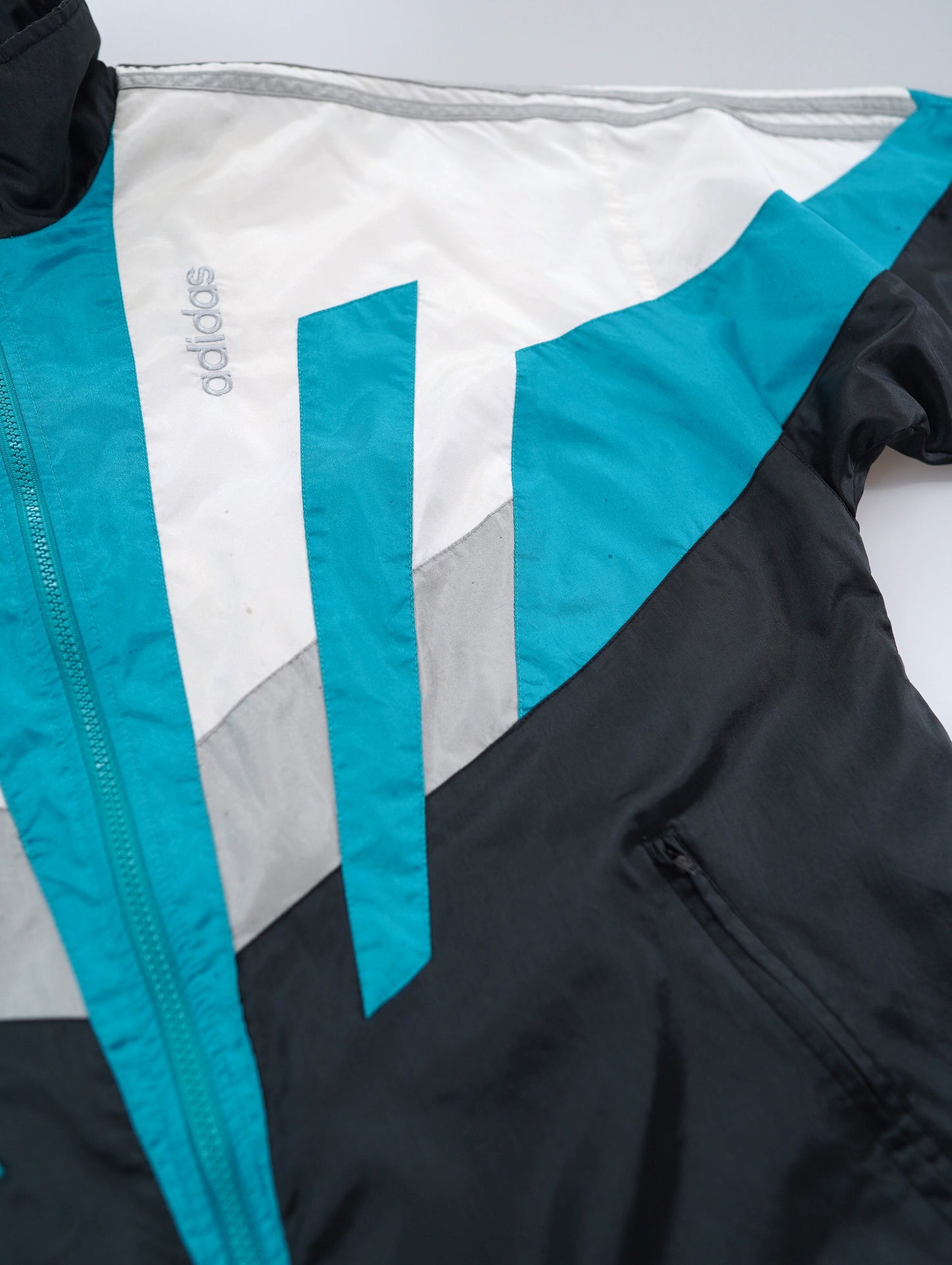 80s adidas polyester jacket