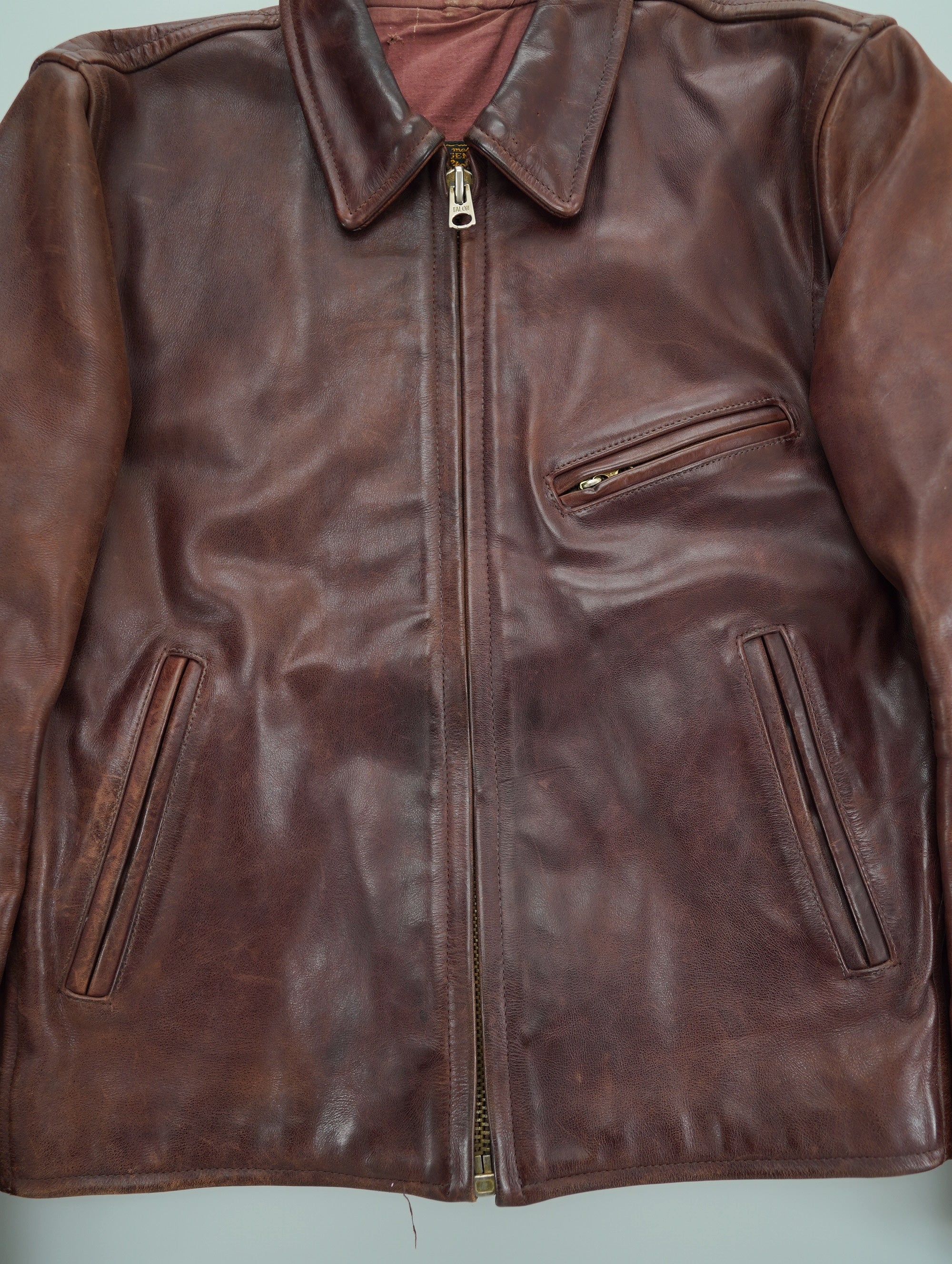 70s B-McCOYS leather jacket – NEVERKNOWS