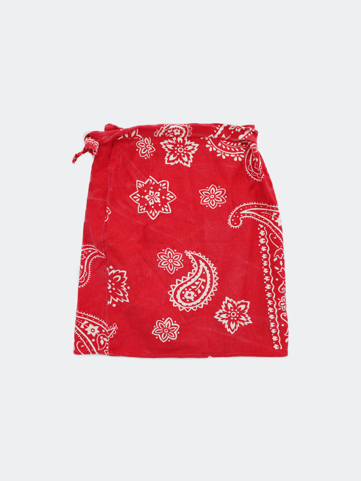 80s paisley wrap skirt