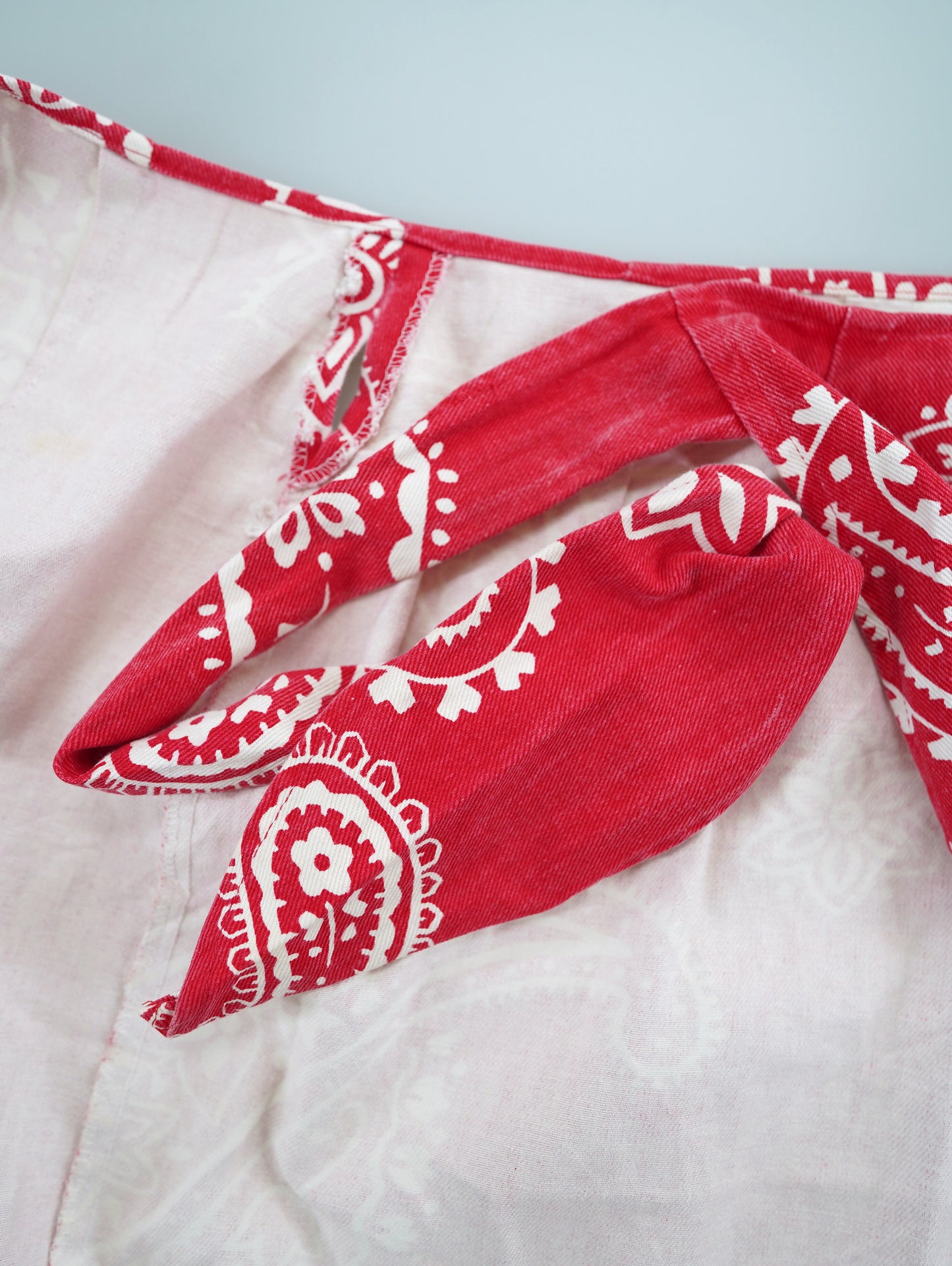 80s paisley wrap skirt