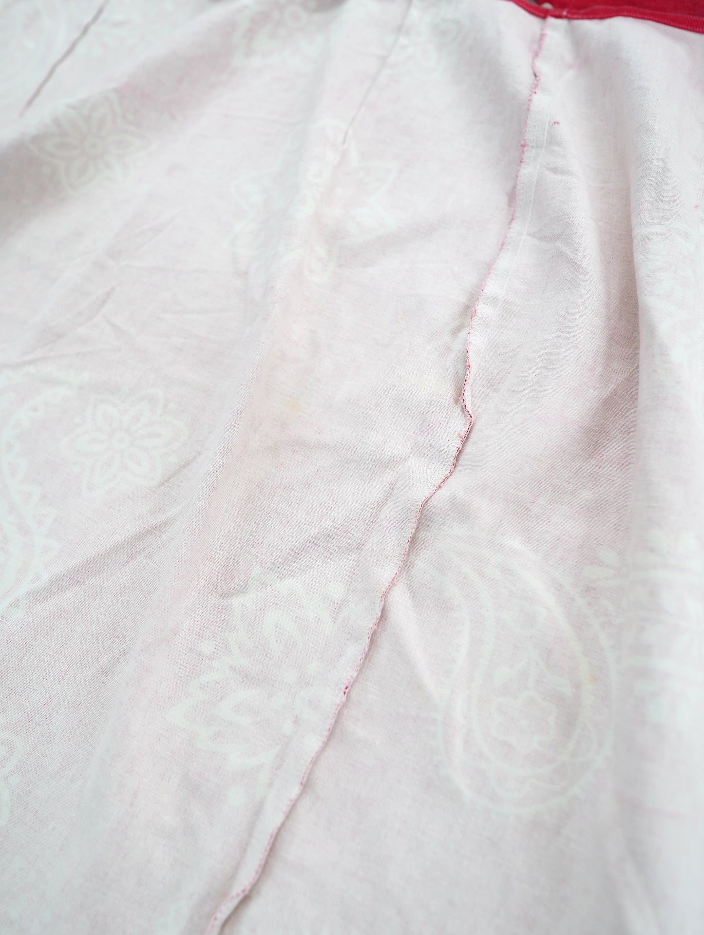 80s paisley wrap skirt