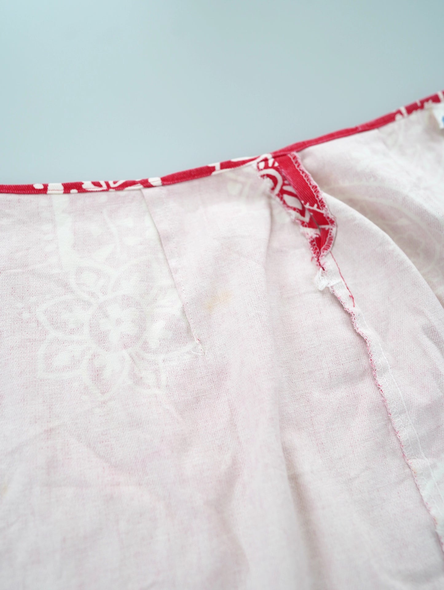 80s paisley wrap skirt