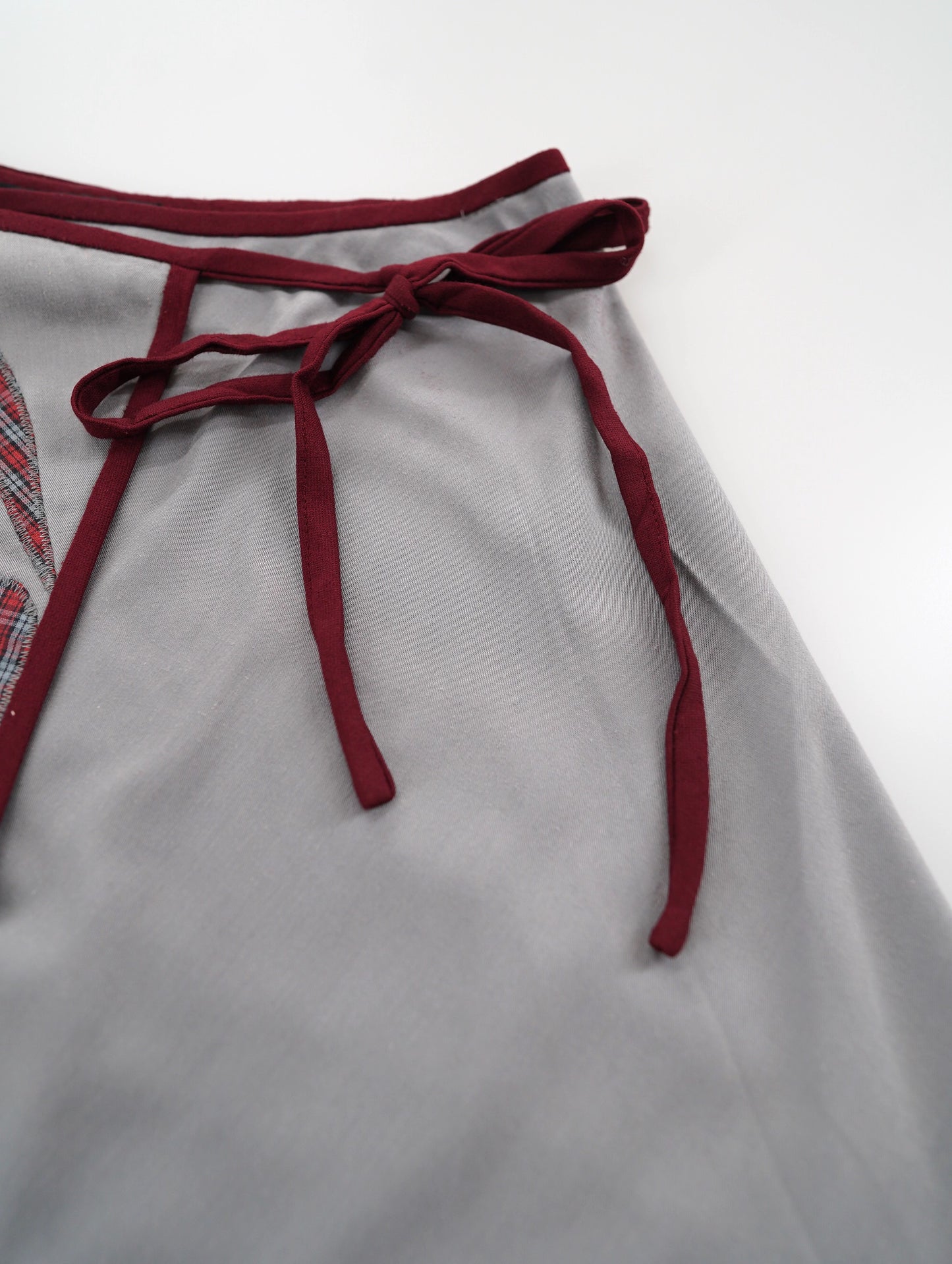 embroidery wrap skirt
