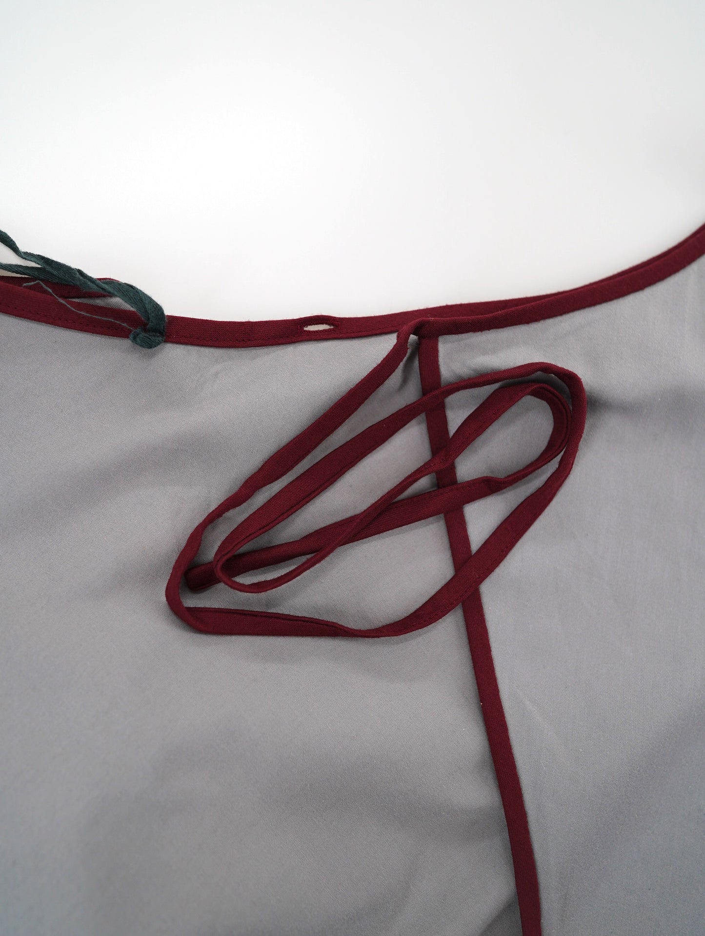 embroidery wrap skirt