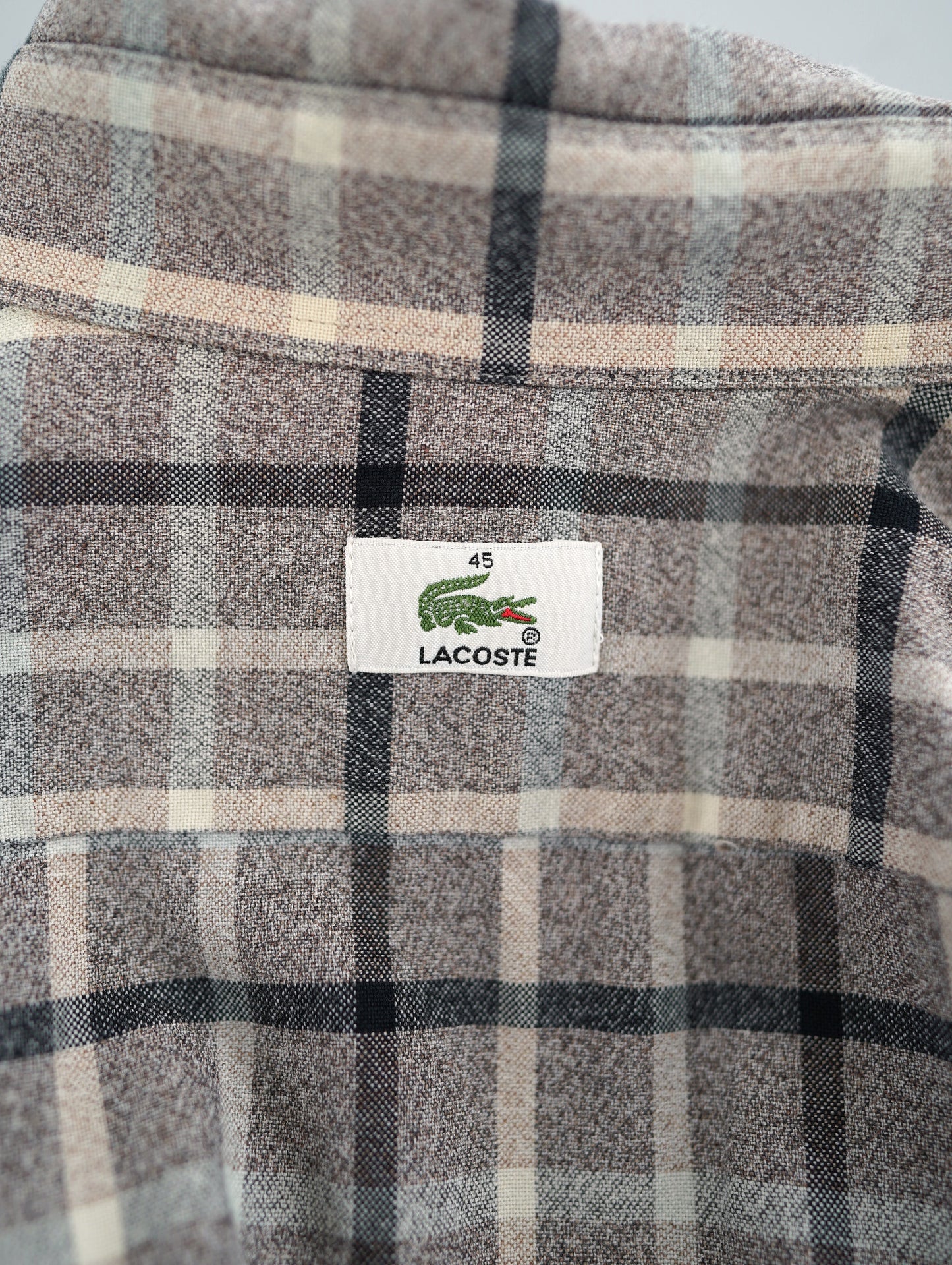 LACOSTE check shirt