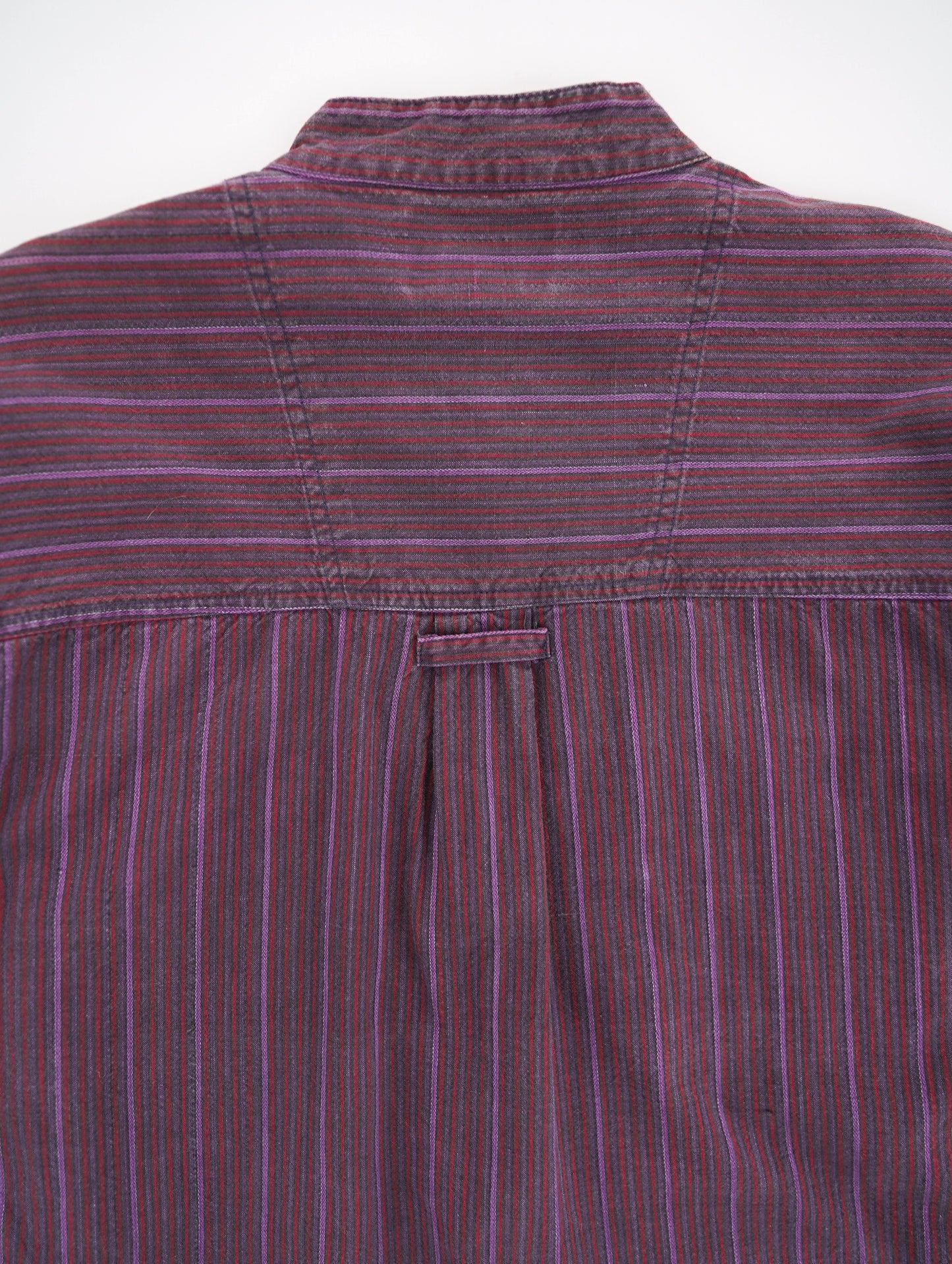 no collar stripe shirt