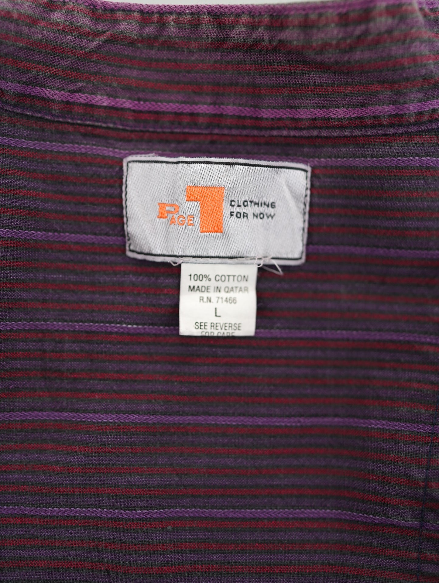 no collar stripe shirt