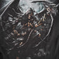 Death print long tee