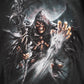 Death print long tee