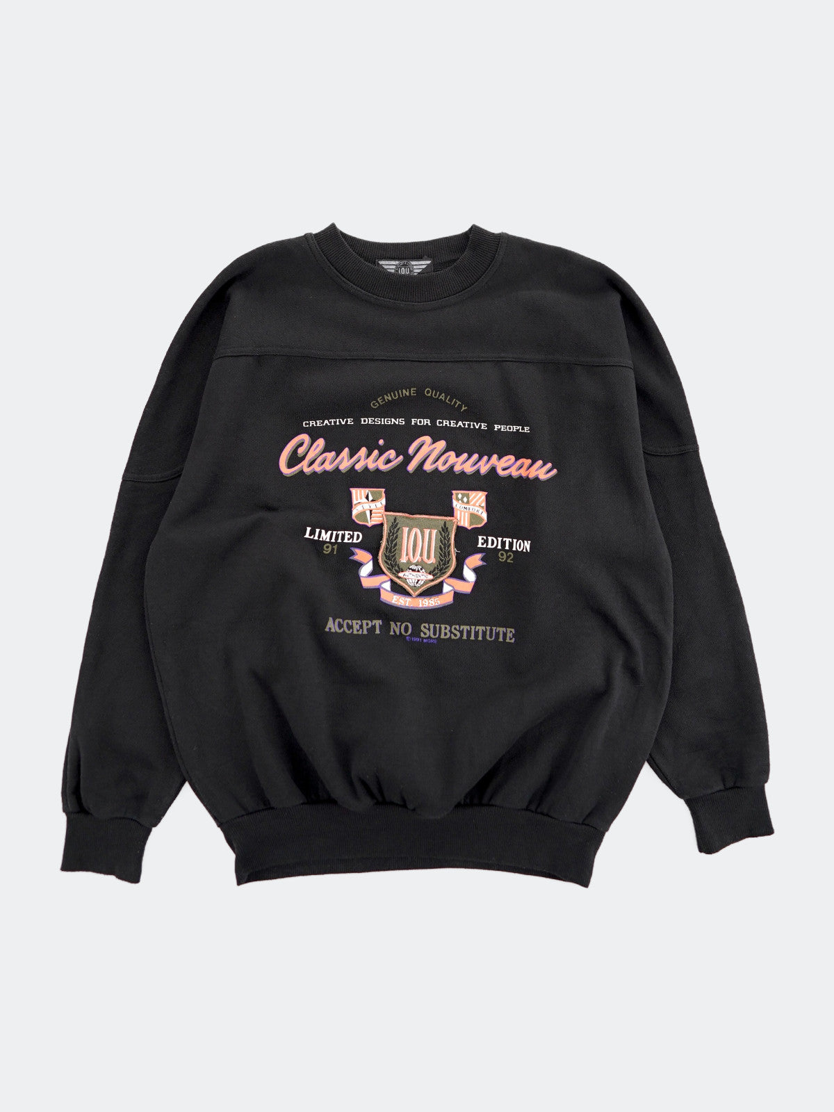 90s embroidery sweat