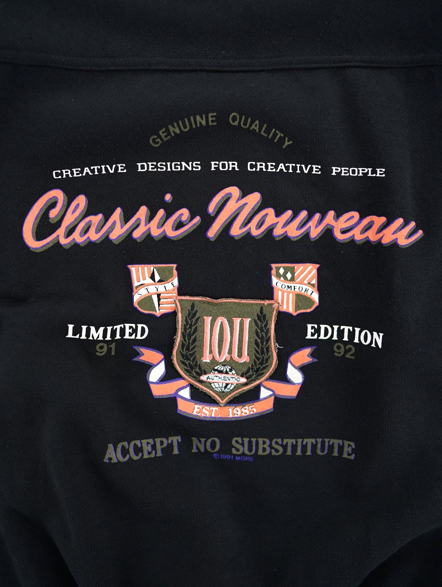 90s embroidery sweat