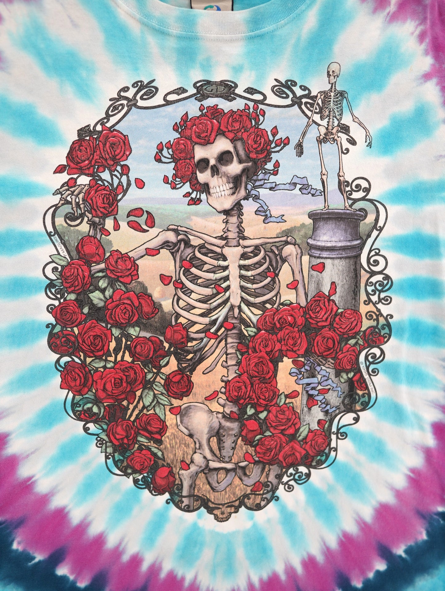 90s Grateful Dead tie-dye tee