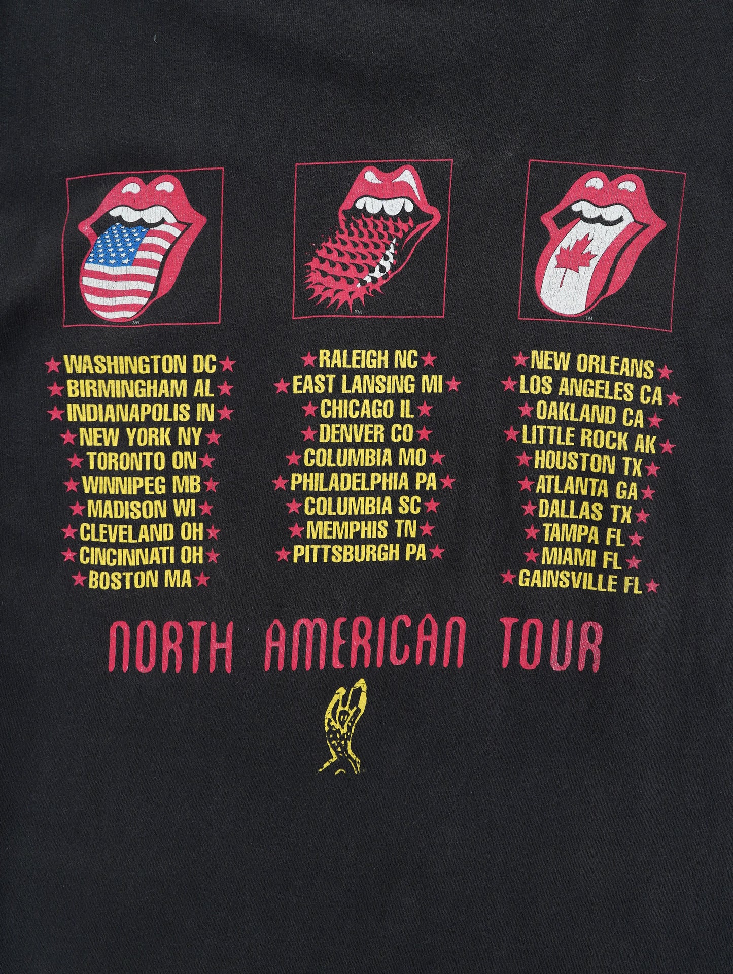 The Rolling Stones 94/95 tee
