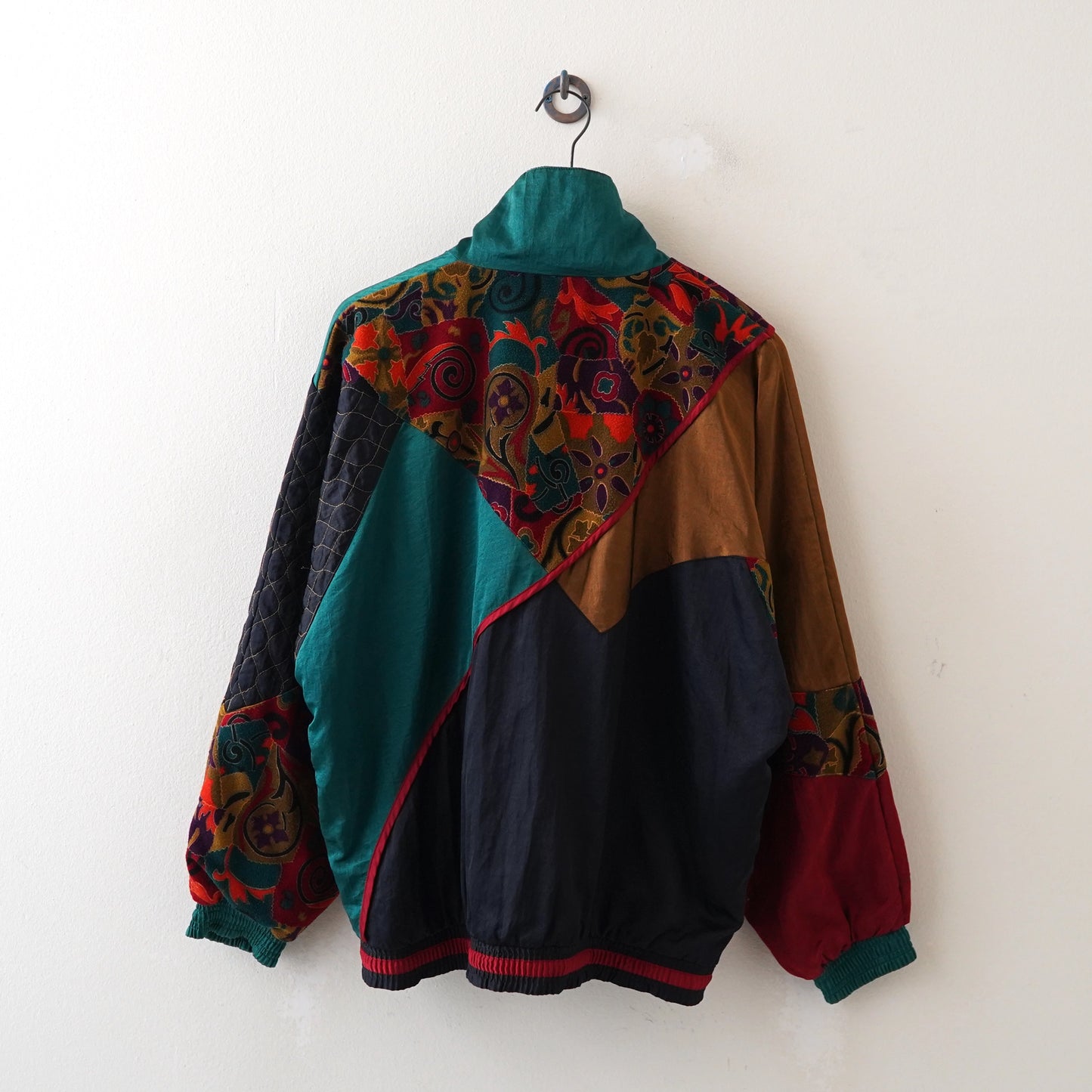 patchwork nylon jacket