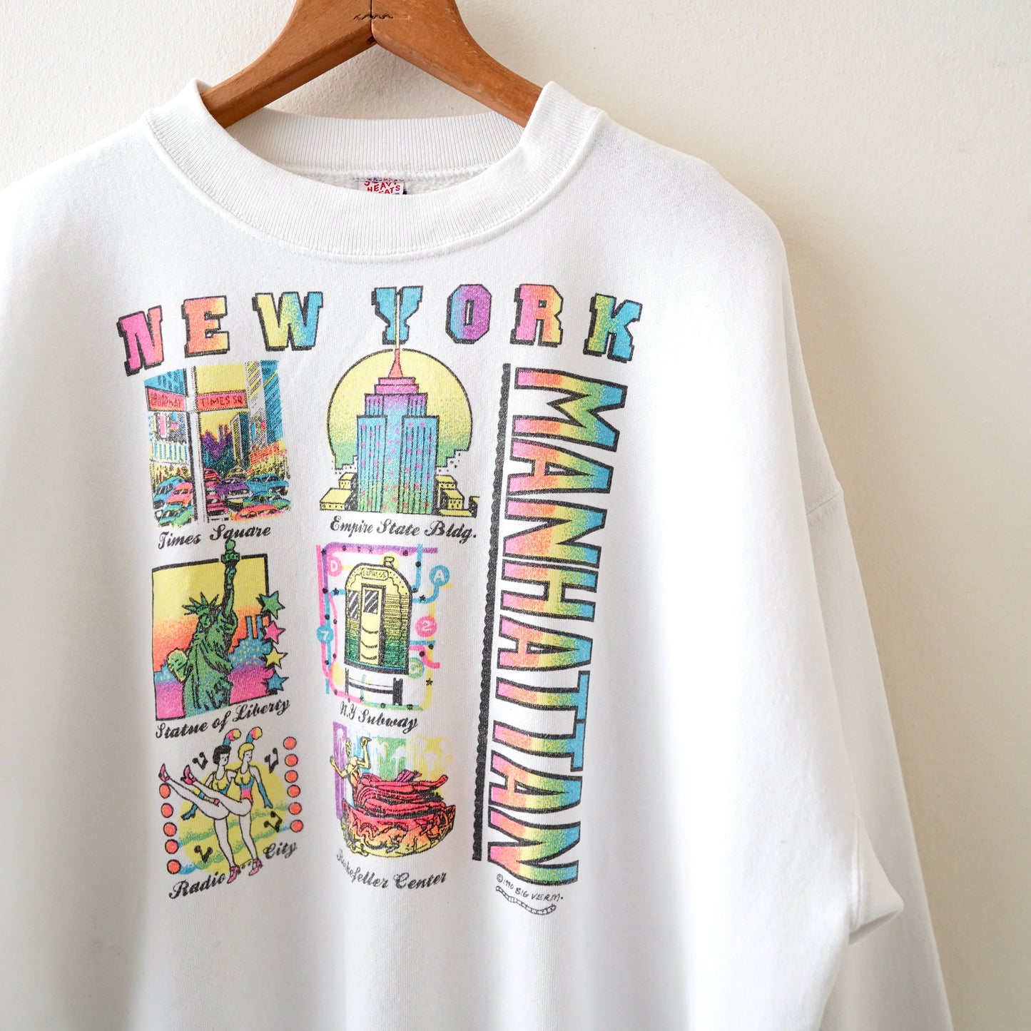 90s newyork pattern sweat