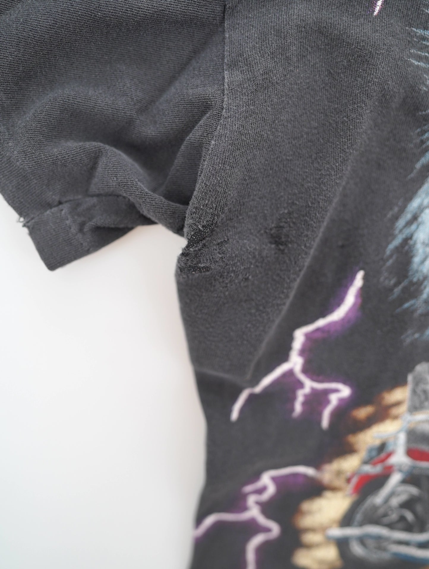 90s USA thunder wolf tee