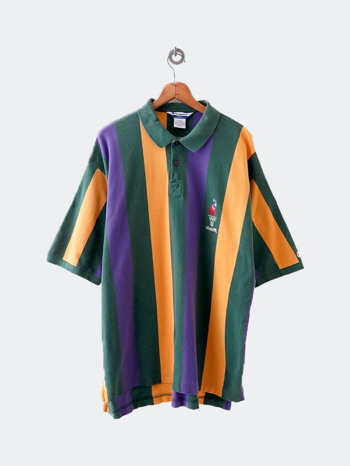 90s Champion olympic polo shirt