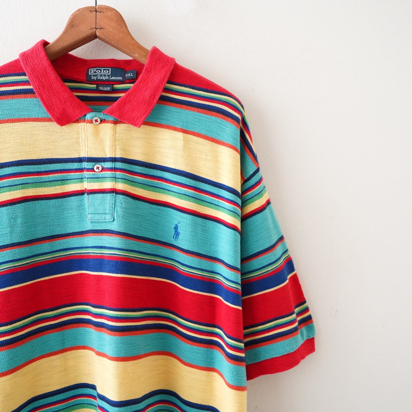 90s POLO by RALPH LAUREN boarder polo shirt