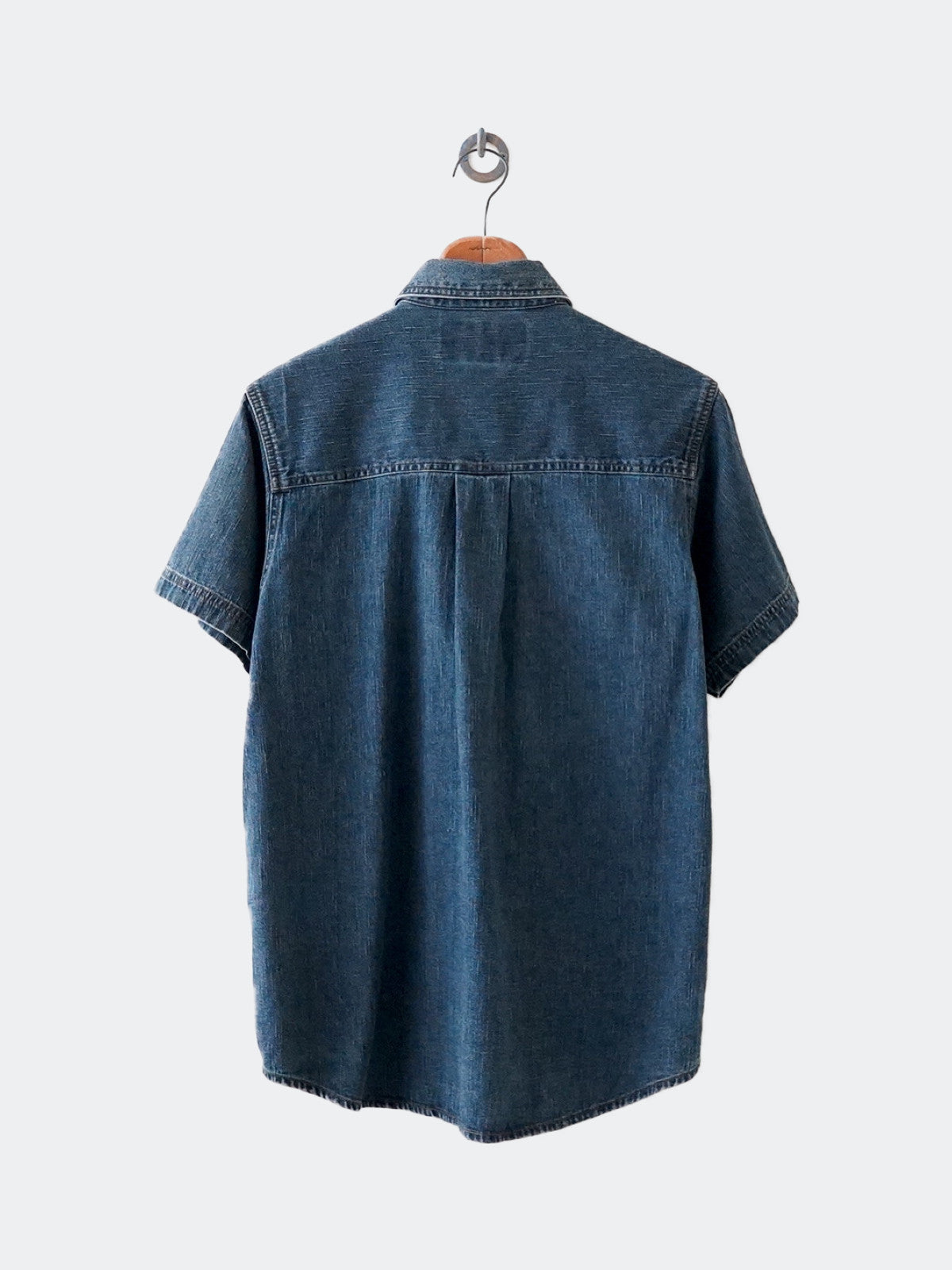 HARLEY DAVIDSON denim half shirt