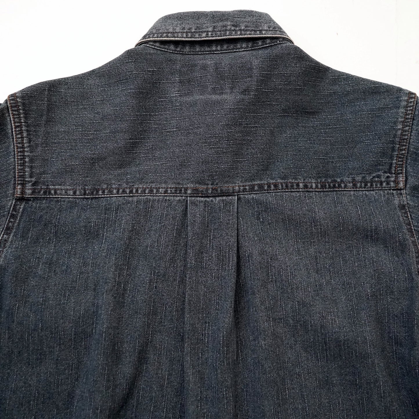 HARLEY DAVIDSON denim half shirt