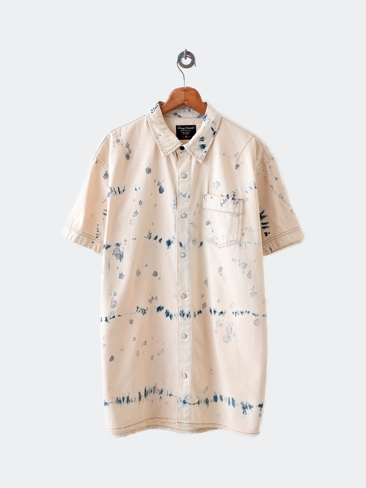 denim half shirt