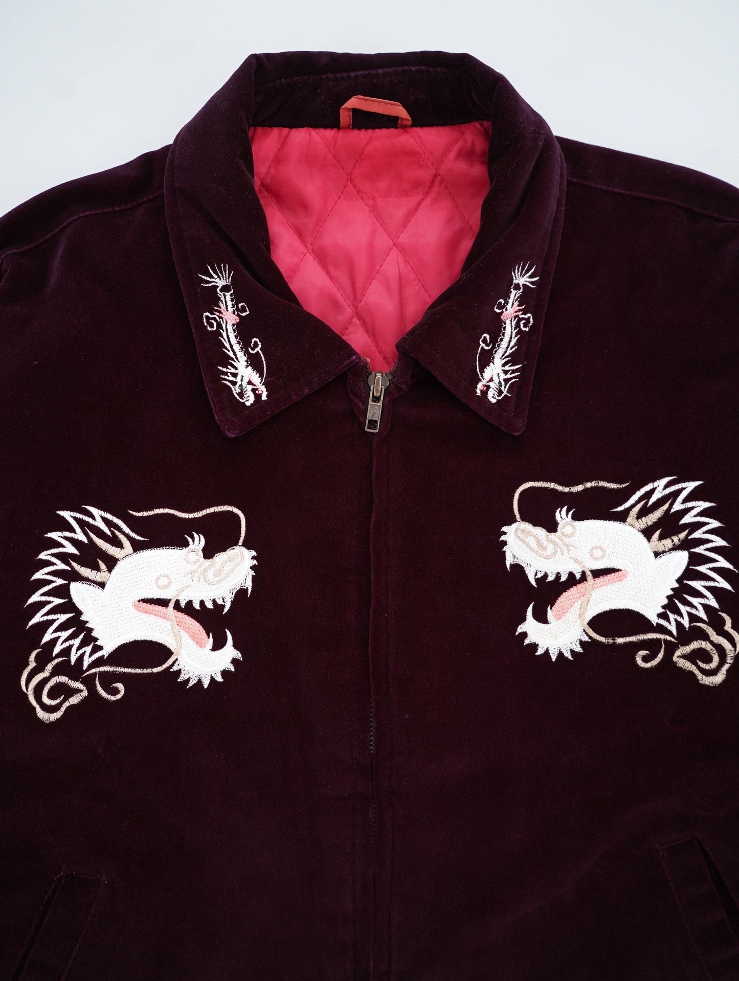 80s velveteen sukajan