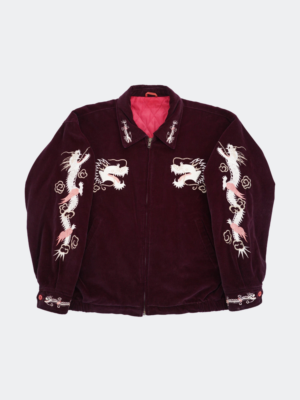 80s velveteen sukajan