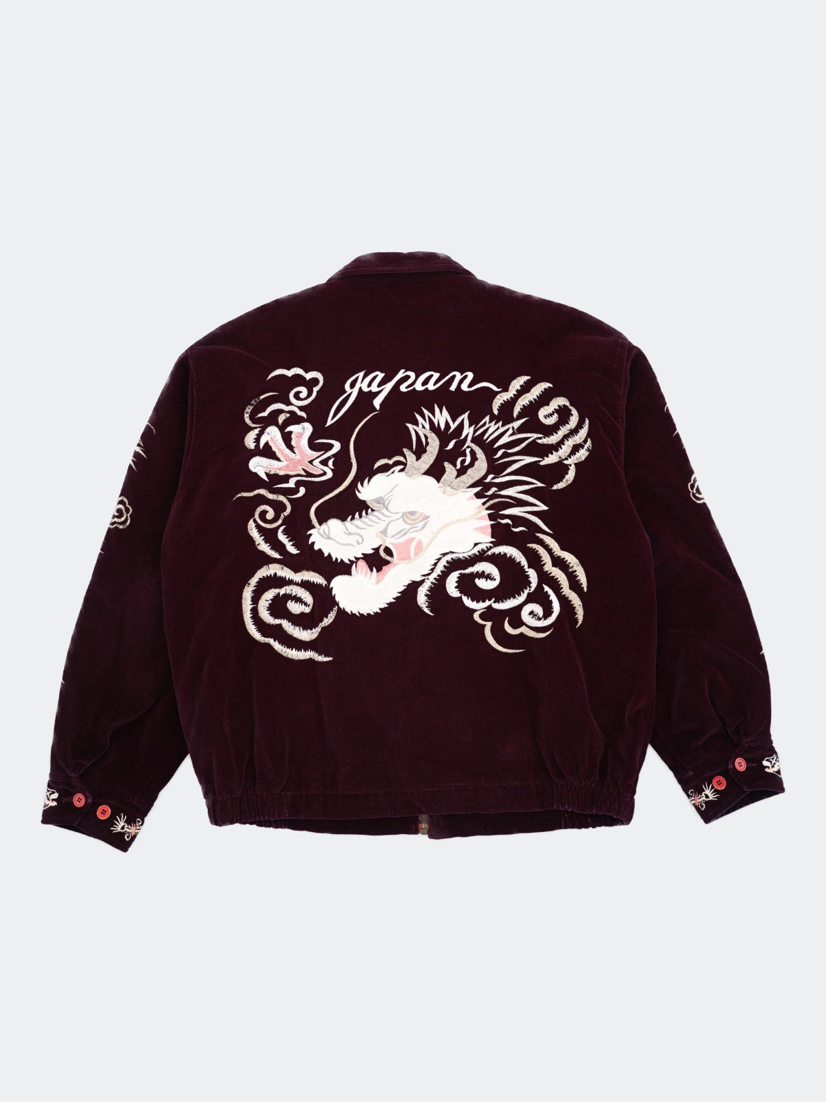 80s velveteen sukajan